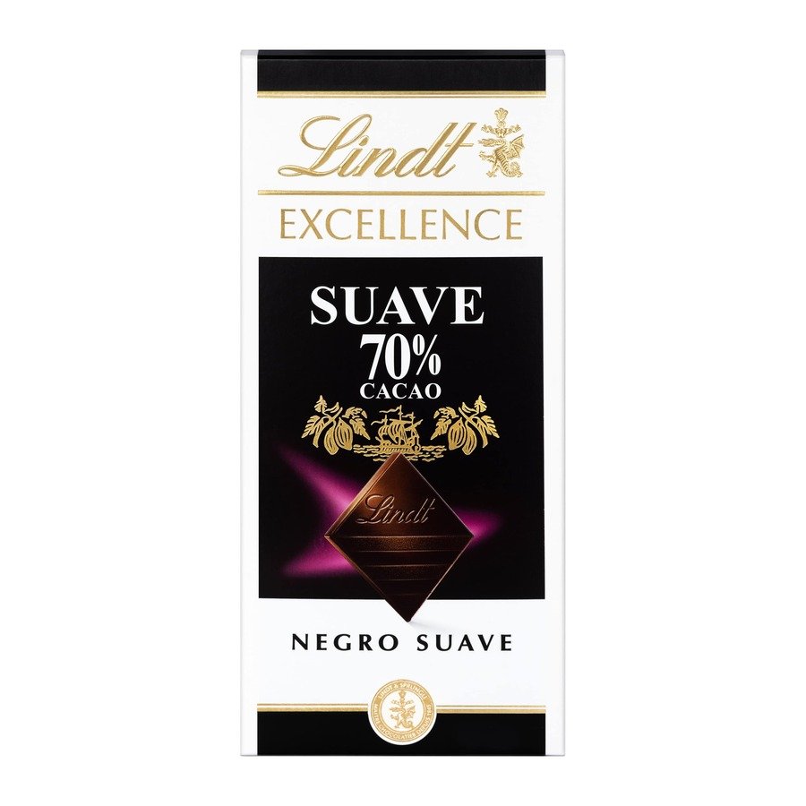 Chocolate negro LINDT Excellence suave 70% cacao tableta 100 g