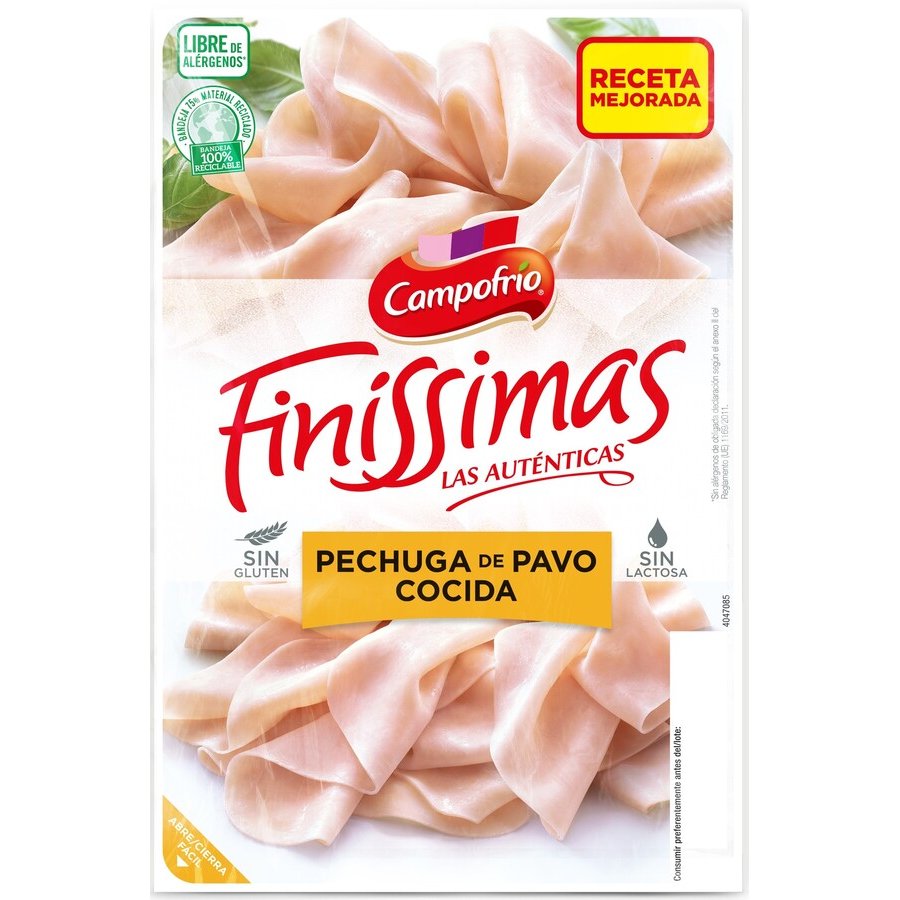 Pechuga pavo CAMPOFRIO Finissimas lonchas 110 g