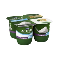 Bífidus ACTIVIA DANONE natural 0% 4x120 g