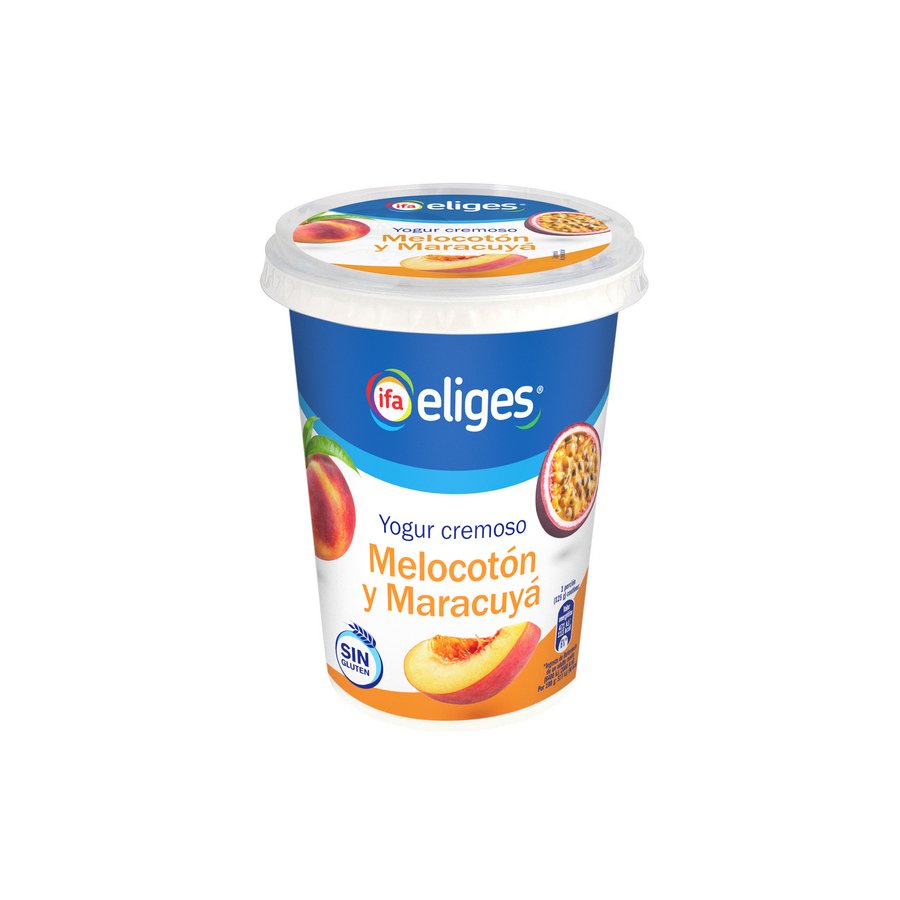 Yogur cremoso IFA ELIGES melocotón maracuyá 500 g