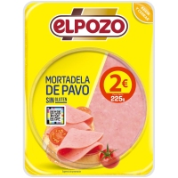 Mortadela de pavo ELPOZO liscos 225 g