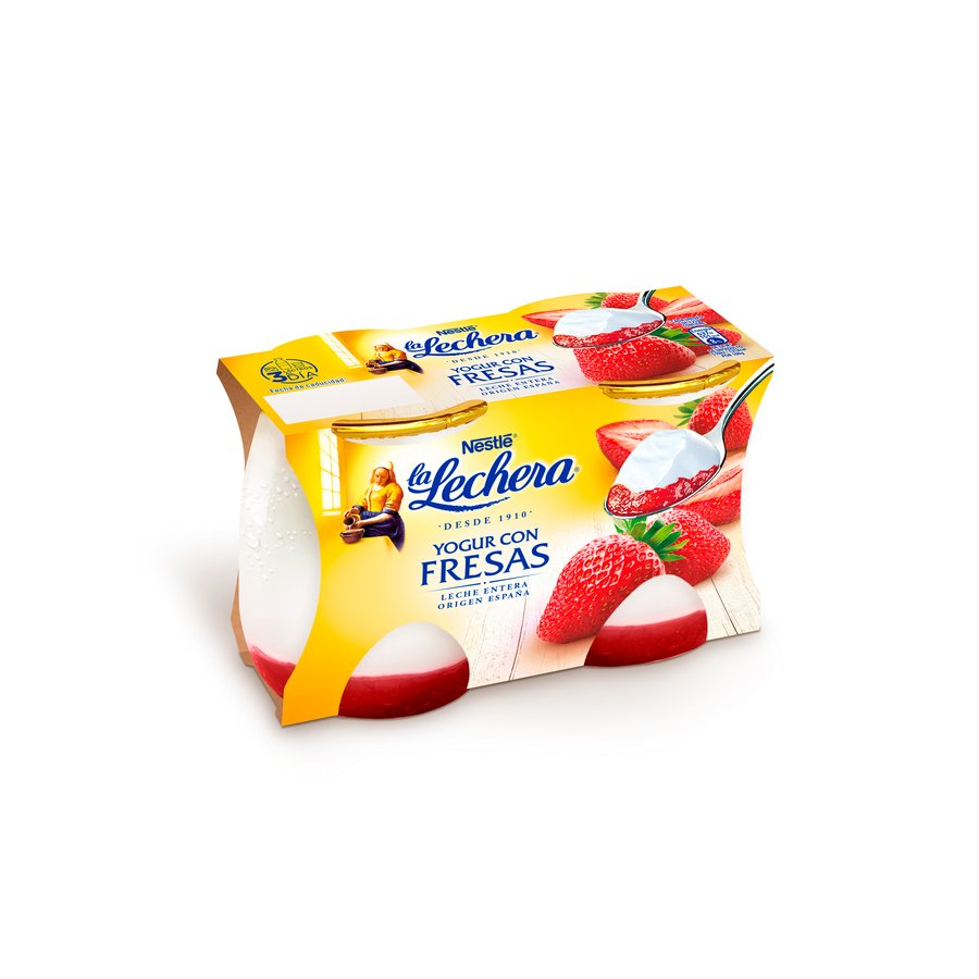 Imagen de Yogur LA LECHERA con fresa pack 2x125 g