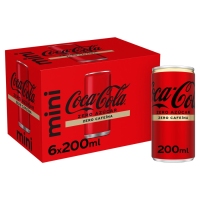 Refresco COCA-COLA Zero Zero lata pack 6x20 cl