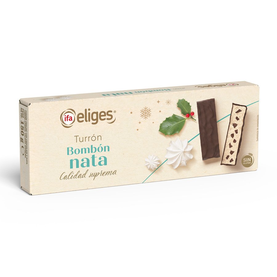 Turrón bombón nata IFA ELIGES 150 g