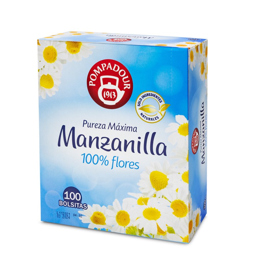 Manzanilla POMPADOUR estuche 100 unidades