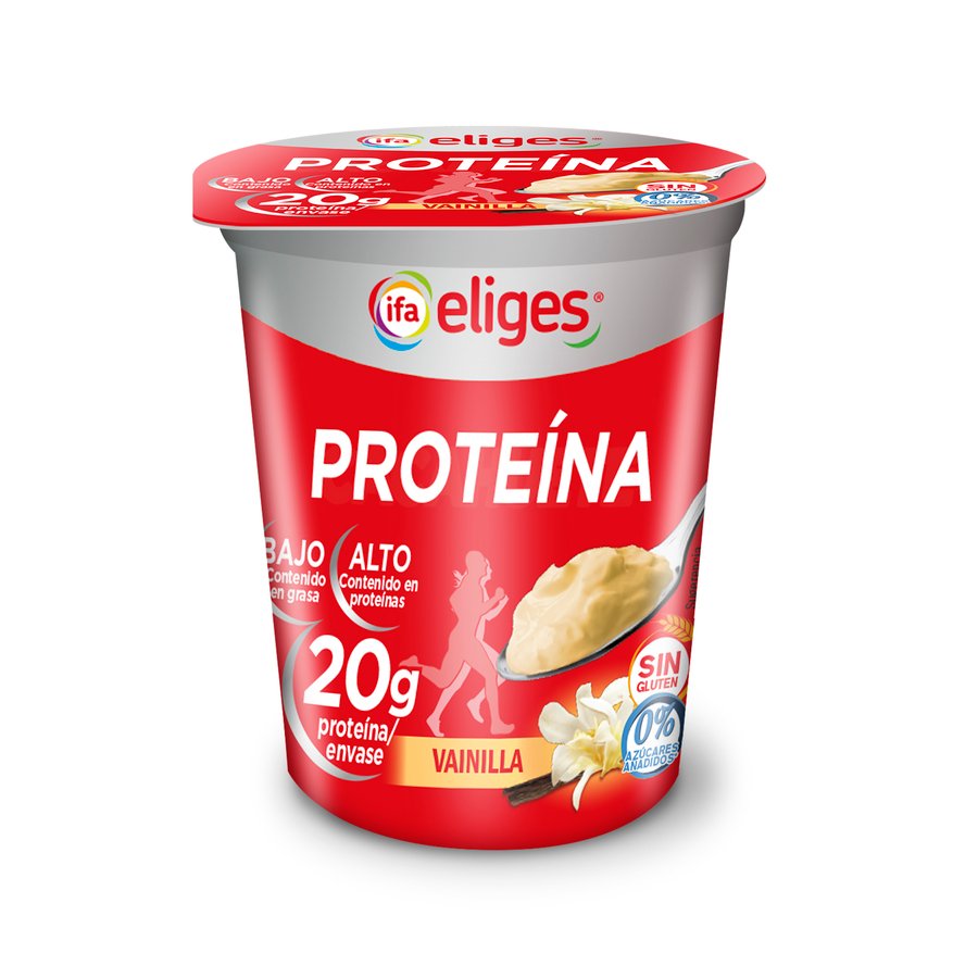 Postre lácteo proteína IFA ELIGES vainilla 200 g
