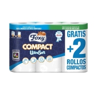 Papel hixiénico FOXY Compact paquete 4+2 rolos de balde