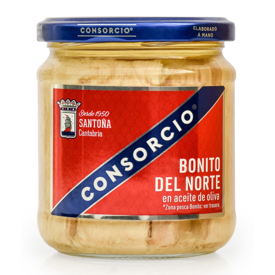 Bonito del norte en aceite de oliva CONSORCIO frasco 295 g pn.