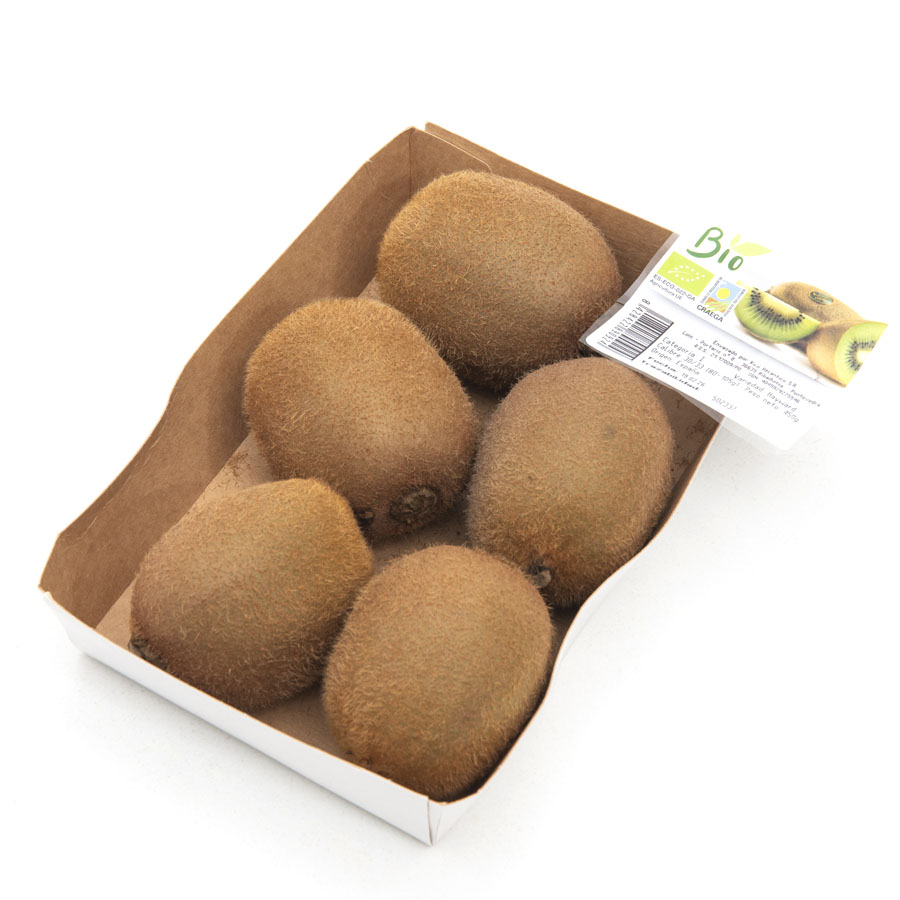 Kiwi ecológico (peso pieza 80-105g) bandeja 450 g