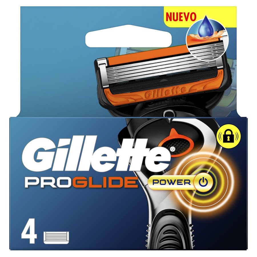 Cargador GILLETTE proglidE power 4 unidades