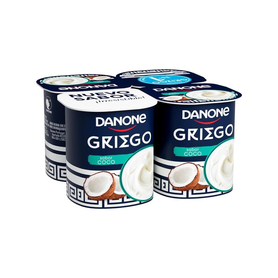 Yogur griego DANONE coco 4 x 110 g