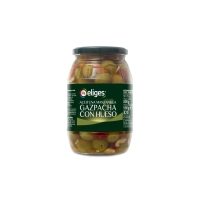 Aceituna aliñada IFA ELIGES manzanilla gazpacha con hueso frasco 500 g pne.