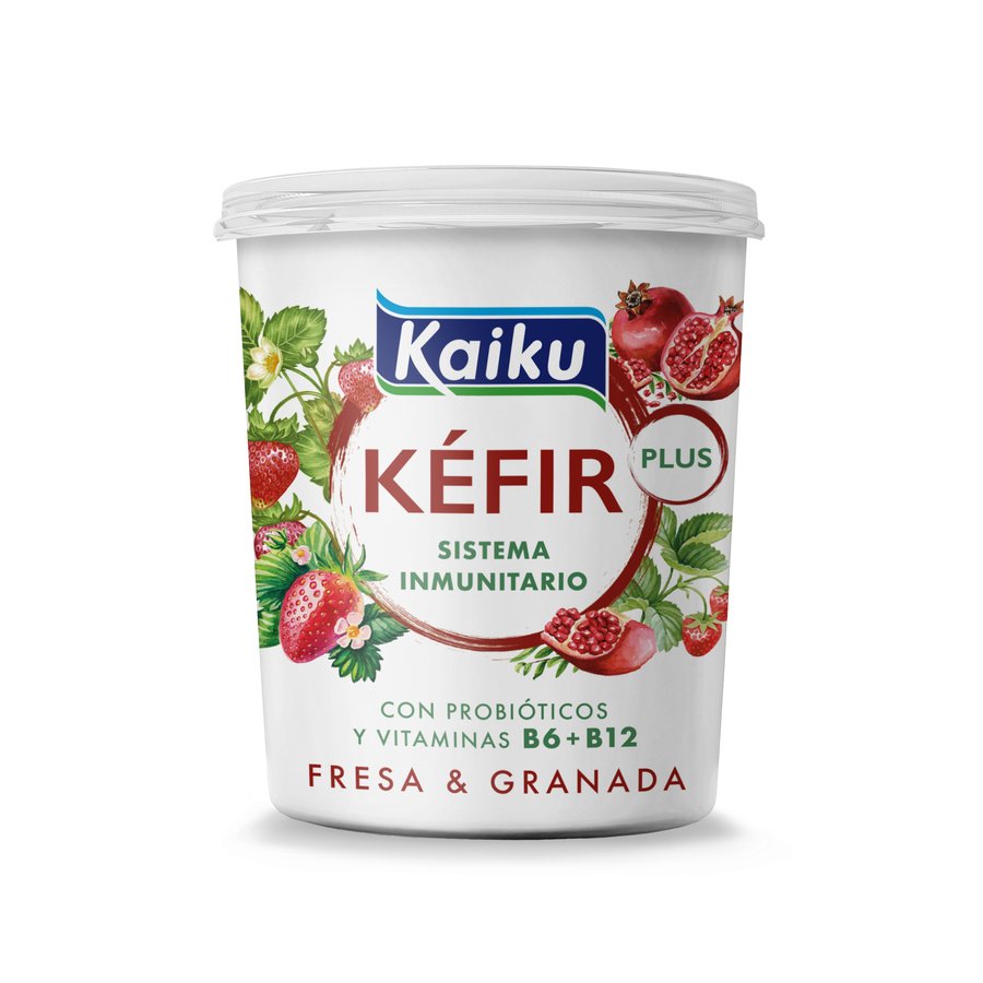 Kéfir KAIKU con fresa y granada 350 g