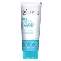Crema depilatoria corporal IFA UNNIA men piel sensible tubo 200 ml