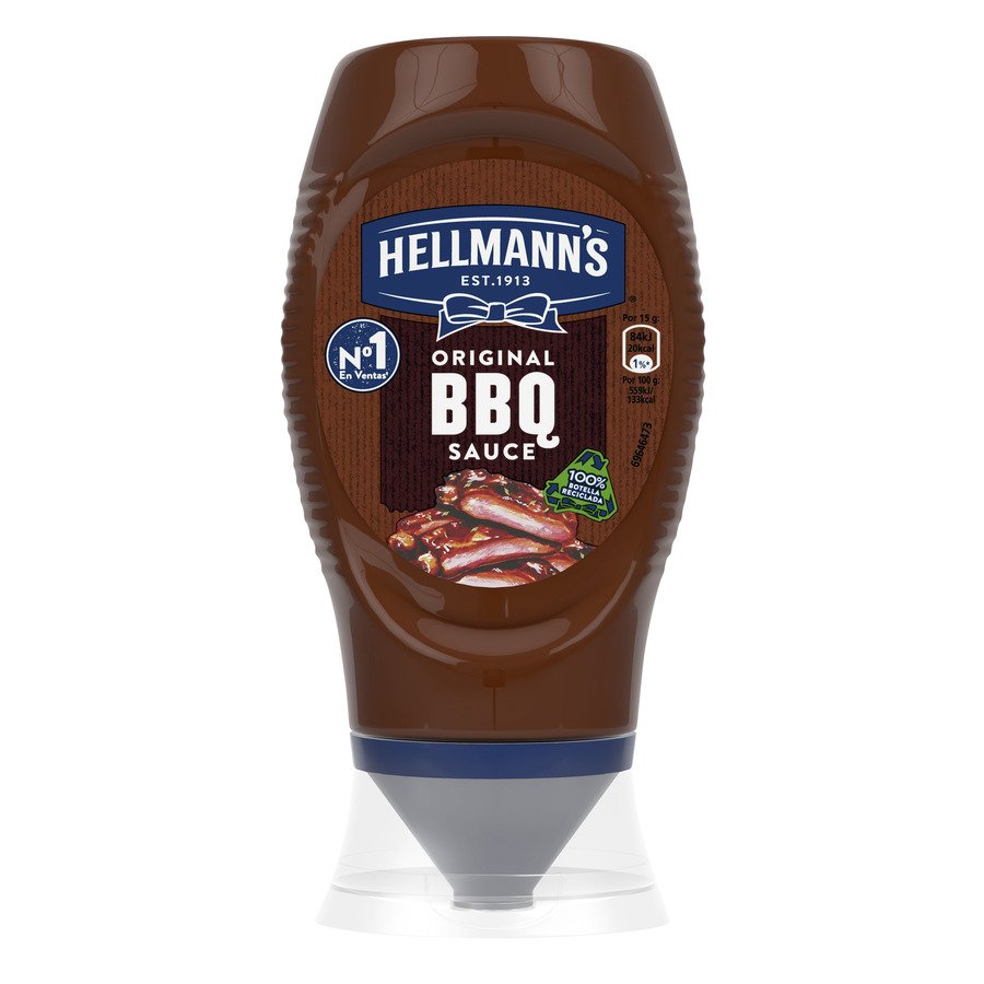 Imagen de Salsa barbacoa HELLMANN'S bocabajo 250 ml