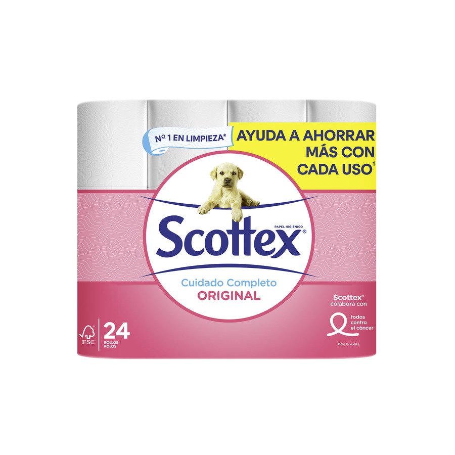 Papel higiénico SCOTTEX 24 rollos