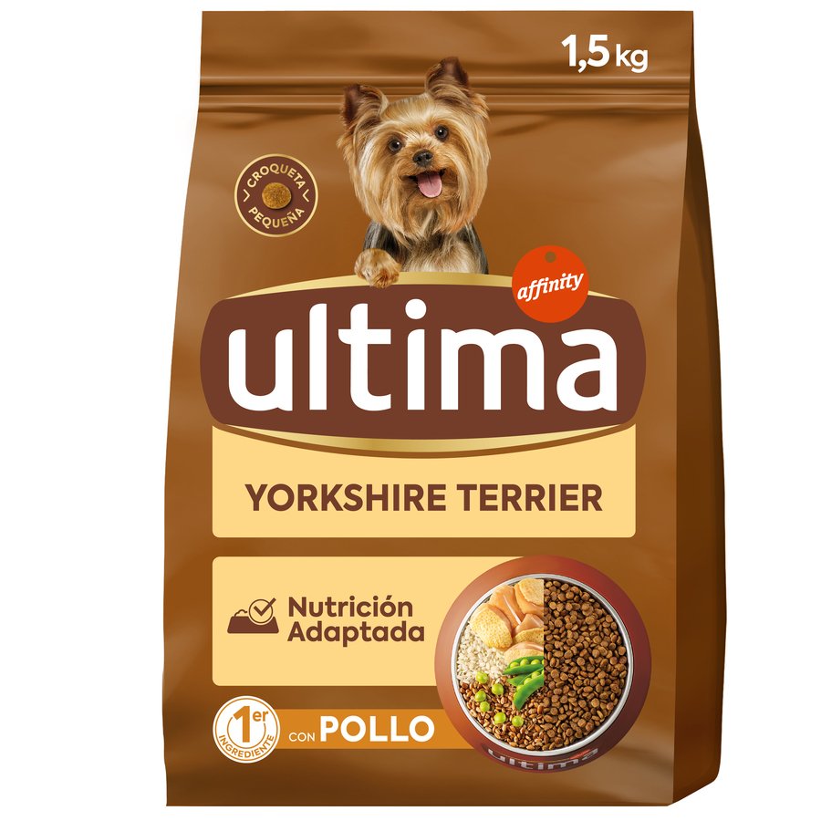 Alimento perro ULTIMA Yorkshire pollo 1,5 kg