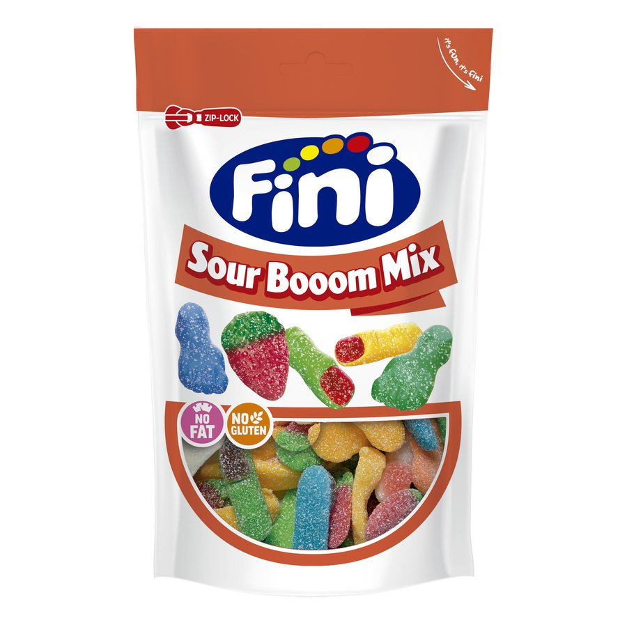 Caramelos goma FINI Sour Booom Mix 165 g