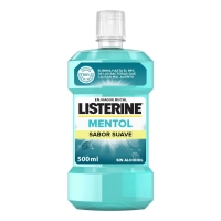 Enxaugue bucal LISTERINE mentol sabor suave 500 ml