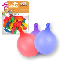 50 globos agua color surtido 8CM