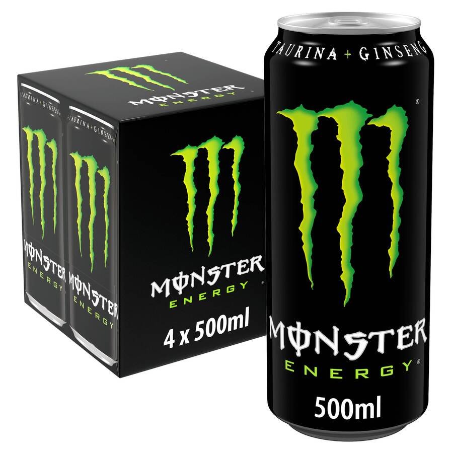 Bebida energética MONSTER pack 4x50 cl