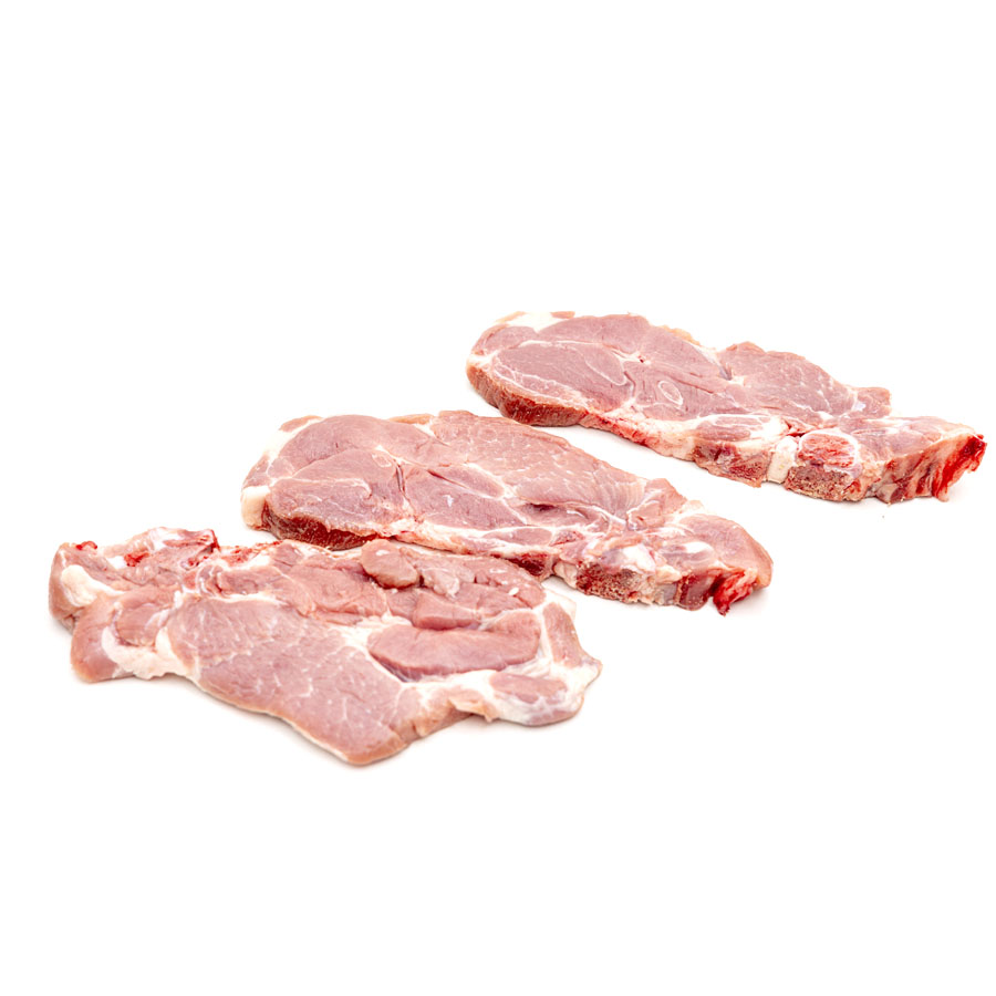 Chuletas de aguja cerdo kilo