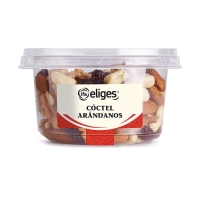 Cóctel froitos secos crus con arandos IFA ELIGES terrina 200g