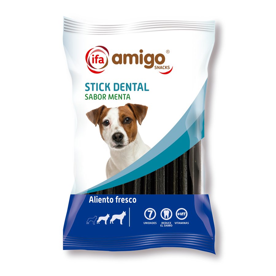 Snack perro IFA AMIGO stick dental menta 200 g