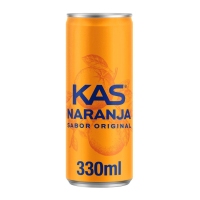 Refresco KAS naranja lata 33 cl