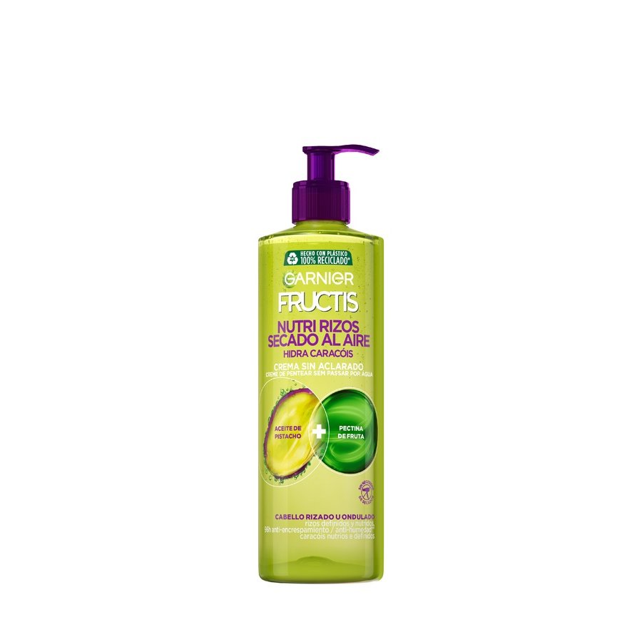 Crema sin aclarado FRUCTIS Nutri Rizos 400 ml
