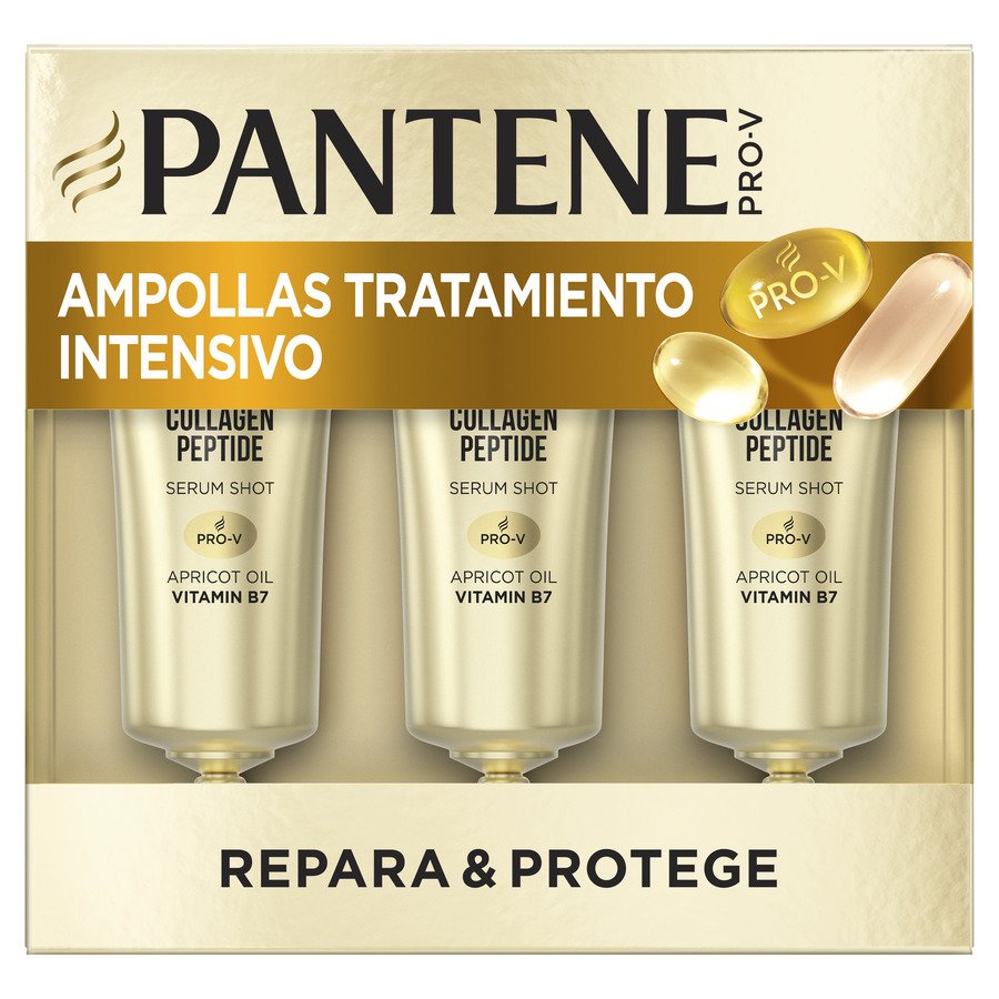 Ampollas PANTENE Repara y Protege 30 segundos 3x15 ml