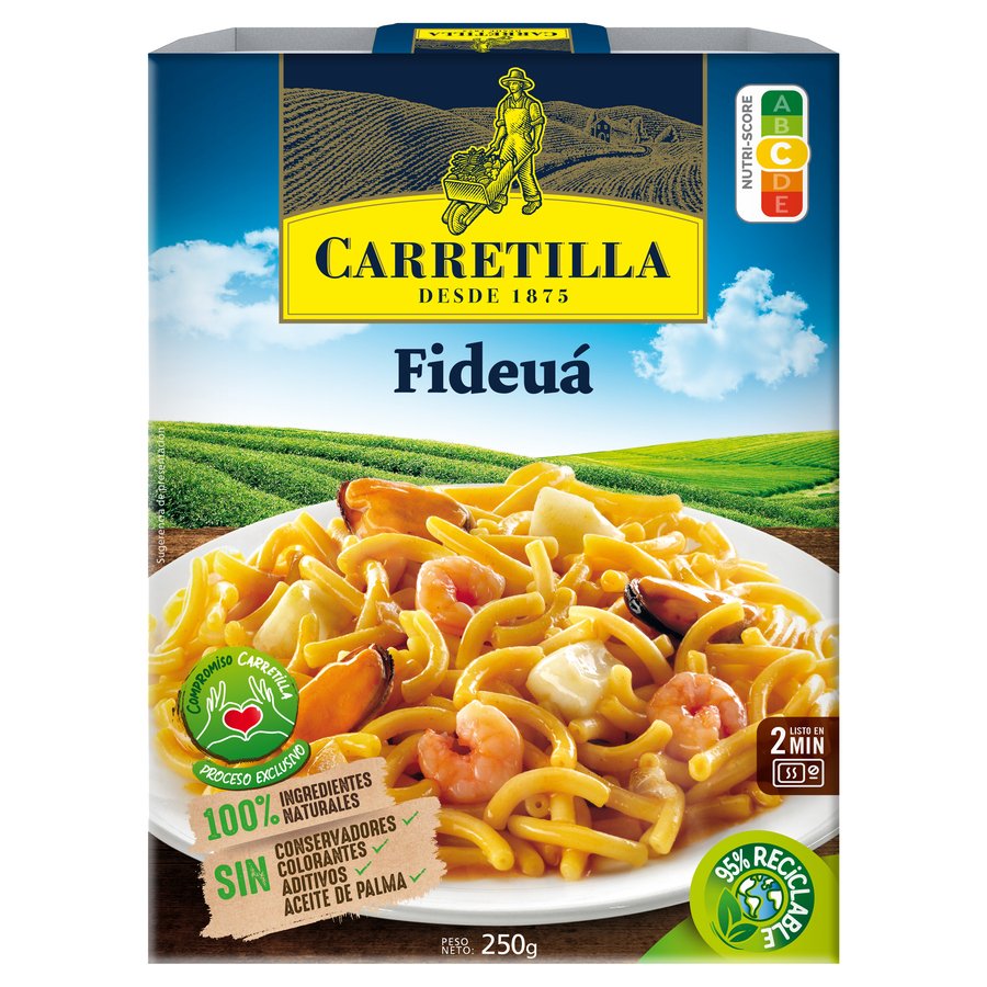 Fideuá CARRETILLA bandeja 250 g