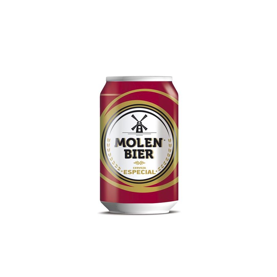 Cerveza rubia especial 5'6º MOLEN BIER lata 33 cl