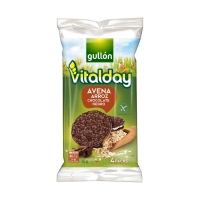 Tortiñas de avea e arroz GULLON Vitalday chocolate negro 4 packs 82 g
