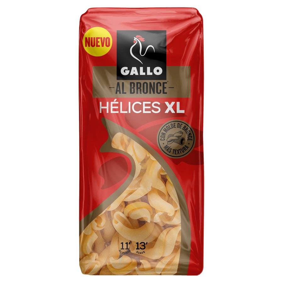 Hélices XL GALLO al bronce 450 g
