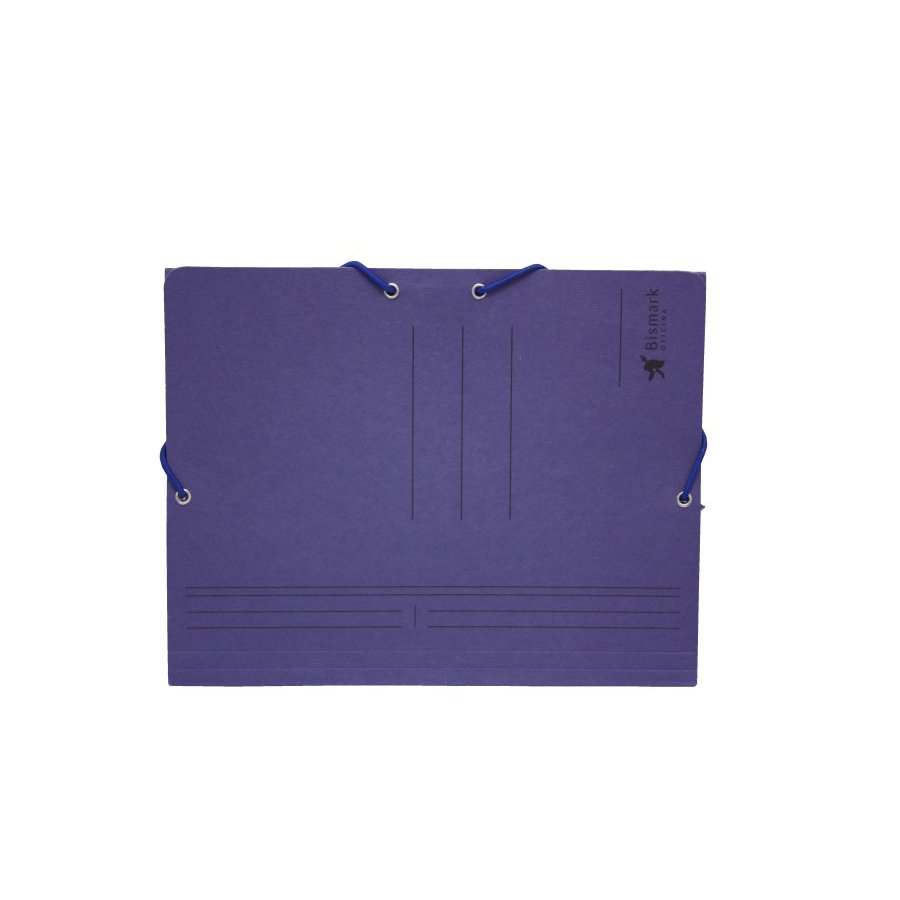 Carpeta cartón folio con gomas y solapas