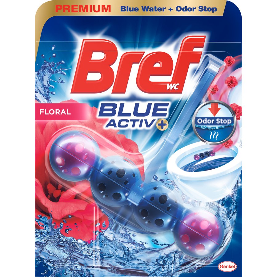 Limpiainodoro BREF WC Blue Activ FLORAL 1 colgador