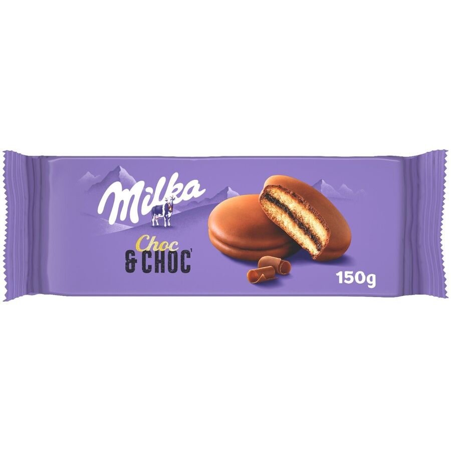 Bizcochos MILKA choc&choc 150 g
