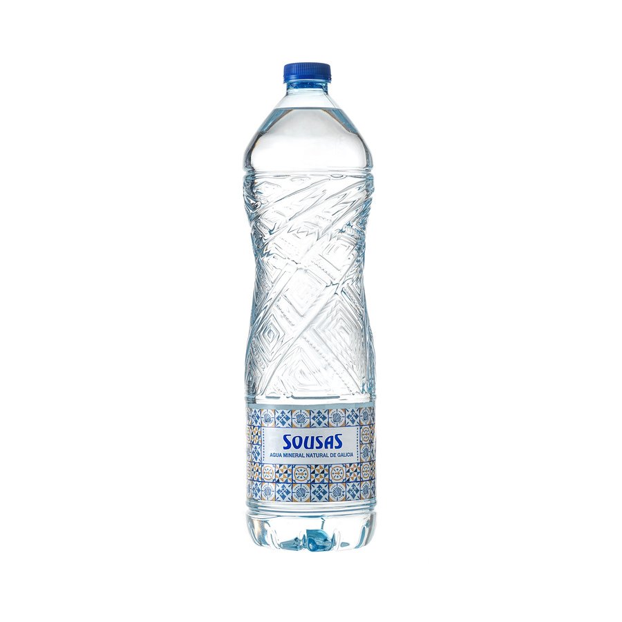 Agua sin gas SOUSAS botella 1,5 l
