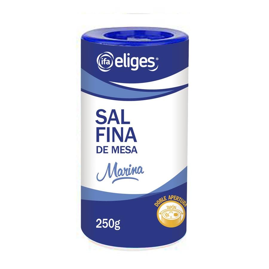 Sal marina IFA ELIGES fina de mesa salero 250 g