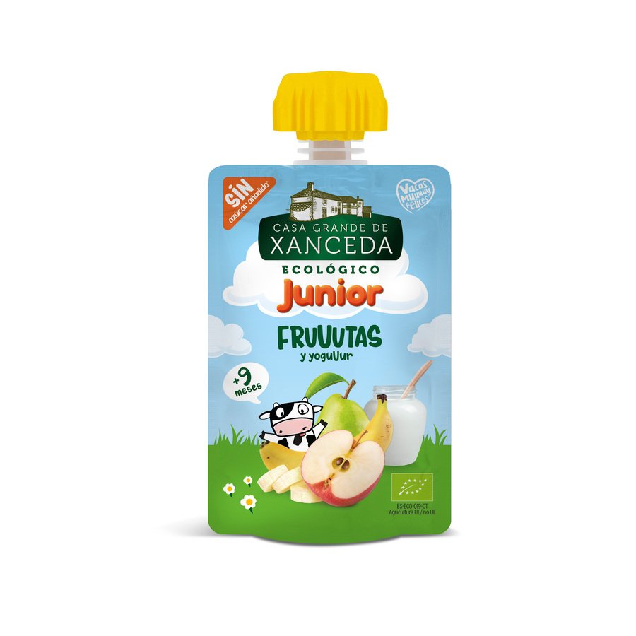 Bebible junior frutas y yogur eco XANCEDA  90 g