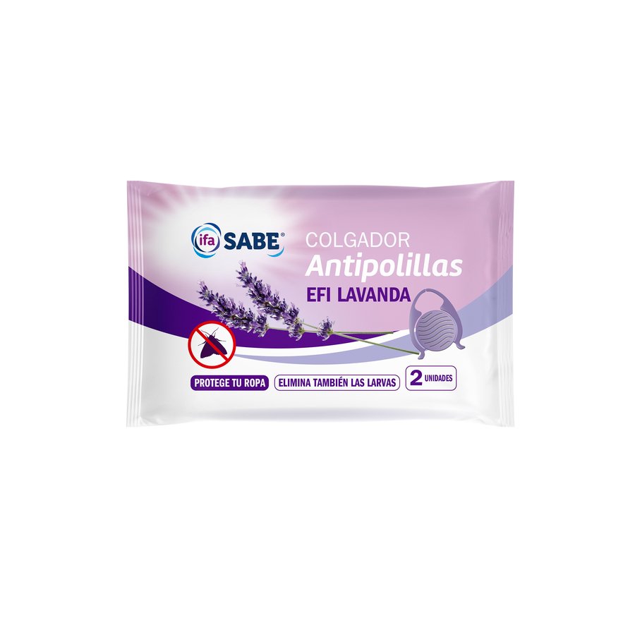 Colgador antipolillas IFA SABE lavanda 2 unidades