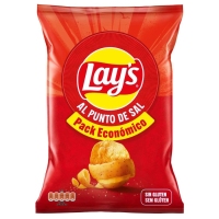 Patacas fritidas LAY'S ao punto de sal 248 G