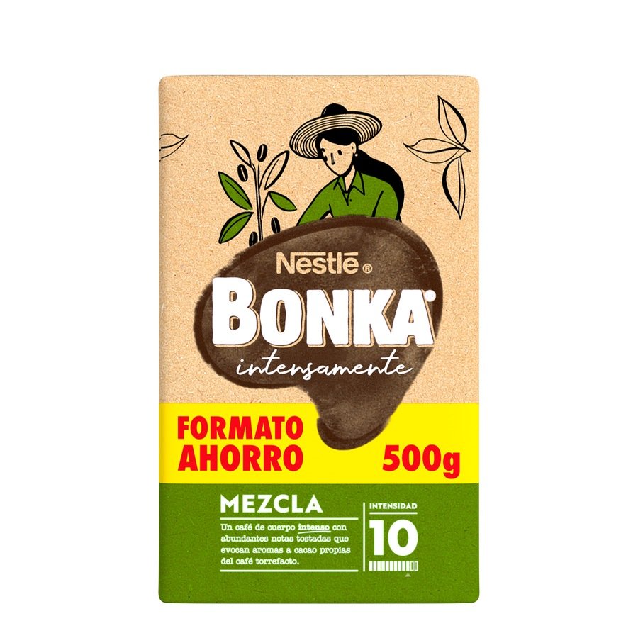 Café molido mezcla (70/30) BONKA paquete 500 g