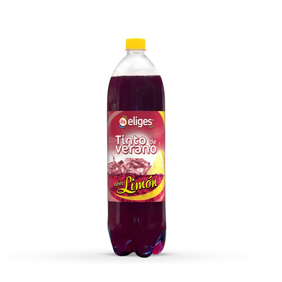 Tinto de verano IFA ELIGES sabor limón 1,5 l