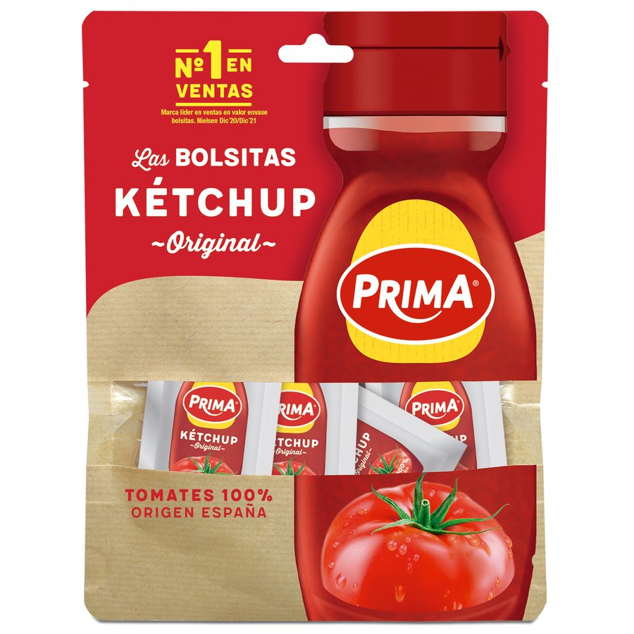 Ketchup PRIMA bolsita 12 unidades x 10 g