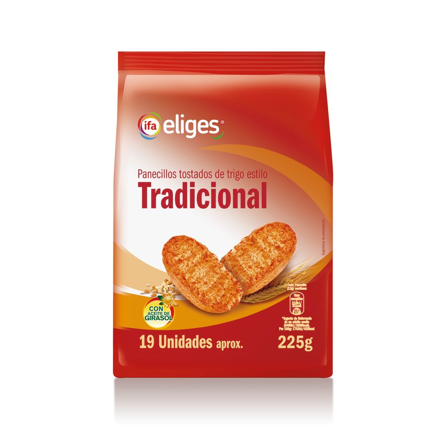 Panecillos tostados tradicional IFA ELIGES 225 g
