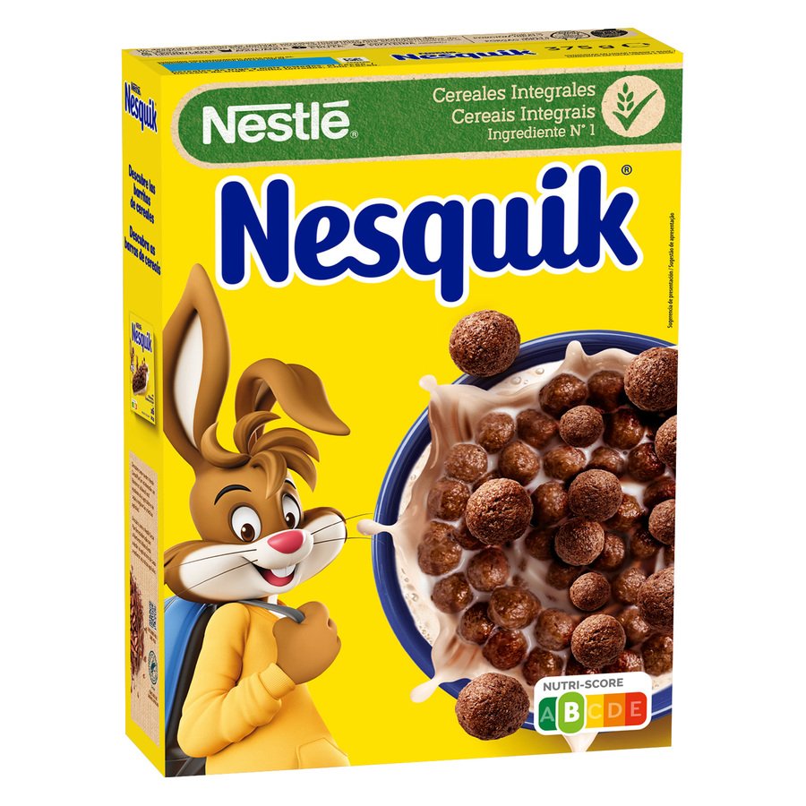 Cereales NESTLE Nesquik al chocolate caja 375 g