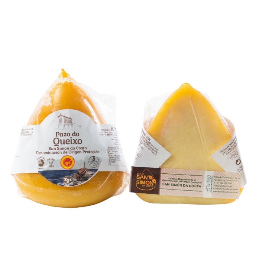 Queso DOP San Simón PAZO DO QUEIXO mitades kilo