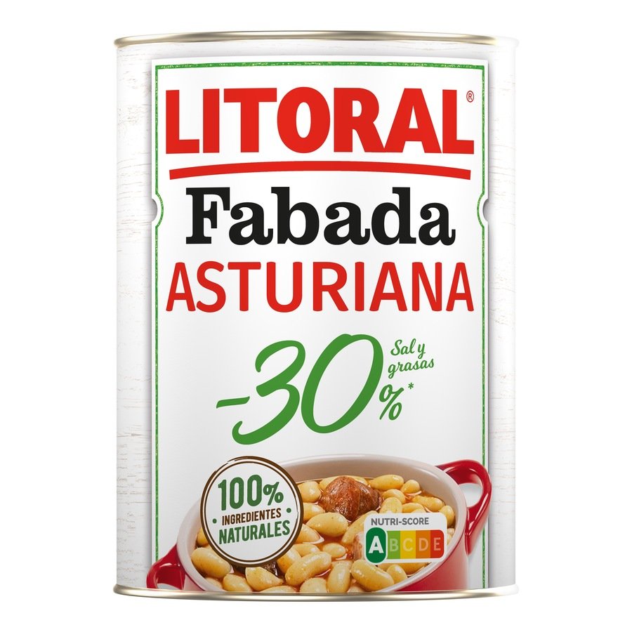 Fabada asturiana LITORAL -30% sal-grasa 420 g